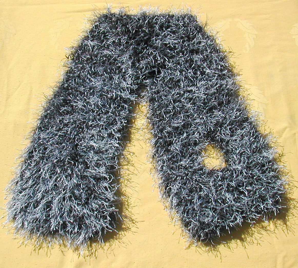 Black and Silver Scarf